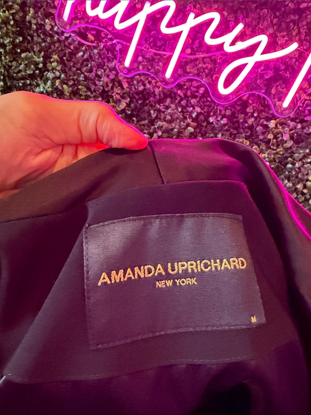 Amanda Uprichard tailored black
